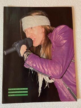 Axl Rose pinup